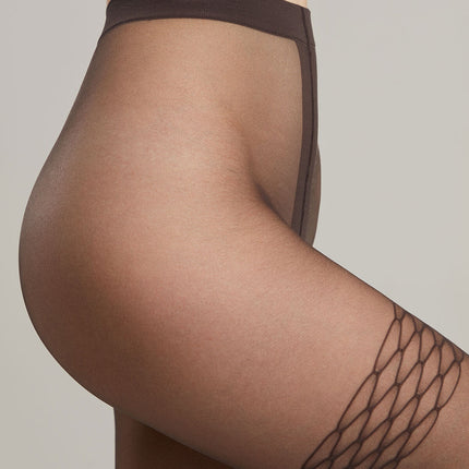 Conte Versale 20 Den - Fantasy Women's Tights with Openwork Stockings Imitation (21С-92СП)