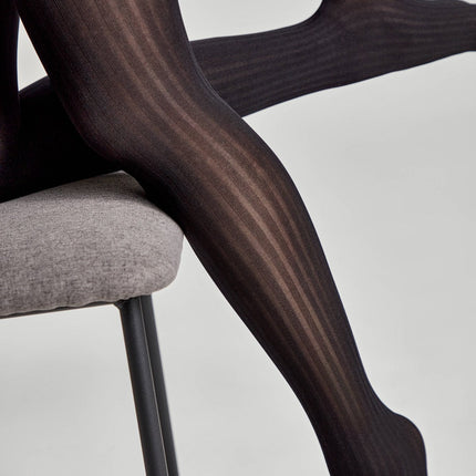 Conte Voyage 60 Den - Fantasy Women's Tights with relief vertical weave (19С-239СП)