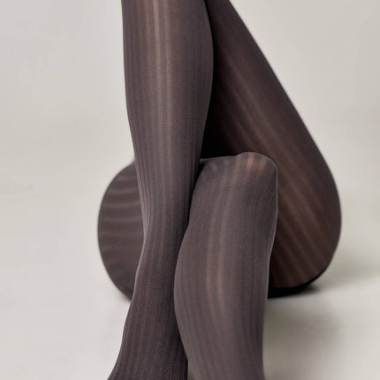 Conte Voyage 60 Den - Fantasy Women's Tights with relief vertical weave (19С-239СП)