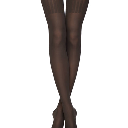 Conte Erica 20/60 Den - Fantasy Opaque Women's Tights with Imitation Mélange Golfs (12S-7SP)