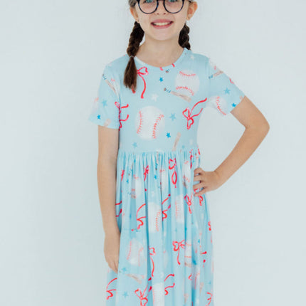 Grand Slam Glam S/S Pocket Twirl Dress