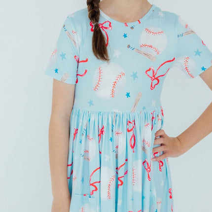 Grand Slam Glam S/S Pocket Twirl Dress