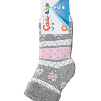 Conte-Kids Sof-tiki #6С-19СП(230) - Lot of 2 pairs Cotton Terry Socks for Boys & Girls