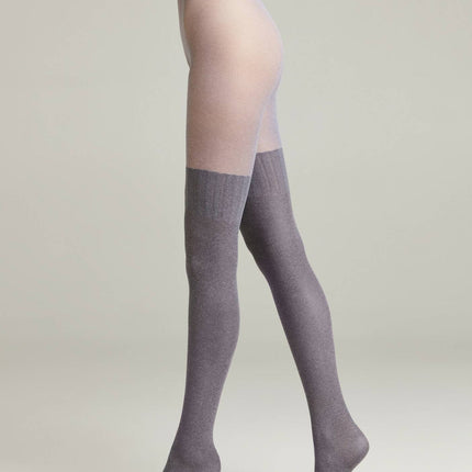 Conte Erica 20/60 Den - Fantasy Opaque Women's Tights with Imitation Mélange Golfs (12S-7SP)