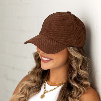Corduroy Boyfriend Ball Cap