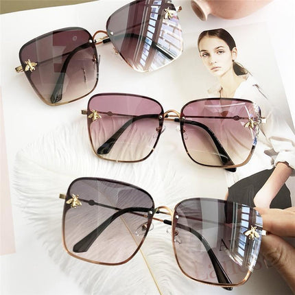 Popular brand  Oversize Square Sunglasses For Women and Ladies  Luxury Driving Superstar  Designer Sunglasses With Shades and Gradient Glasses With  UV400 Protection