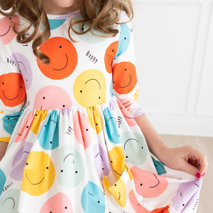 Happy Days 3/4 Pocket Twirl Dress
