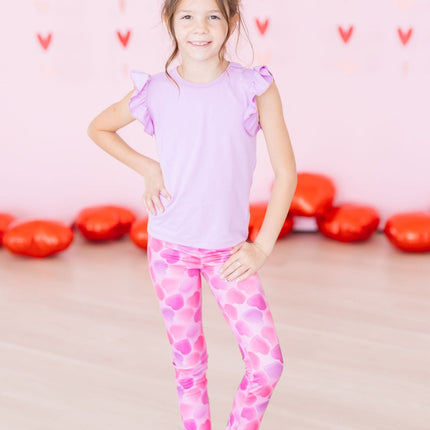 Happy Heart Day Leggings