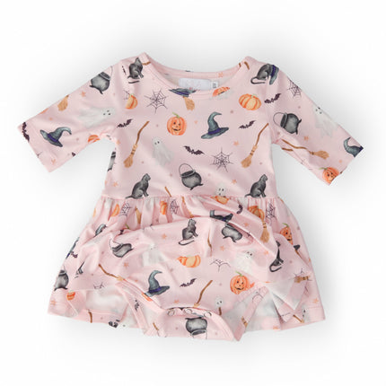 Hey Boo 3/4 Sleeve Twirl Bodysuit