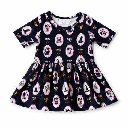 Hocus Pocus 3/4 Sleeve Twirl Bodysuit