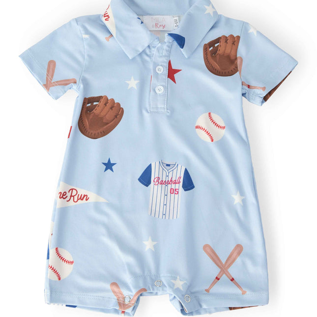 Home Run Polo Shorty One-Piece