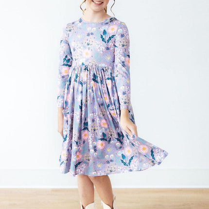 Honeysuckle L/S Pocket Twirl Dress