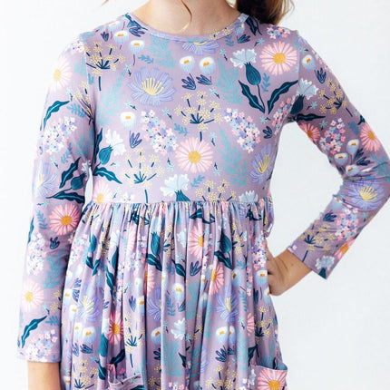 Honeysuckle L/S Pocket Twirl Dress