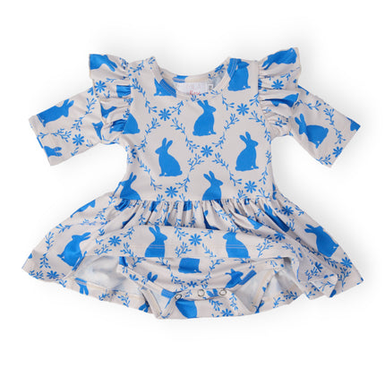 Hop 'til You Drop 3/4 Sleeve Twirl Flutter Bodysuit