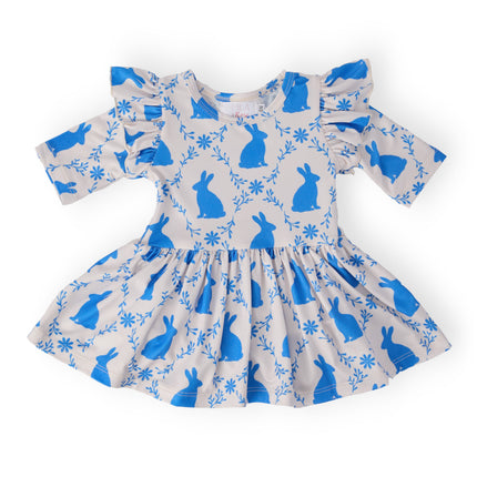 Hop 'til You Drop 3/4 Sleeve Twirl Flutter Bodysuit