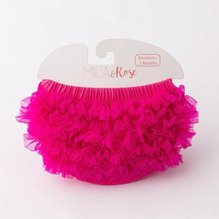Hot Pink Ruffle Bum Bloomer