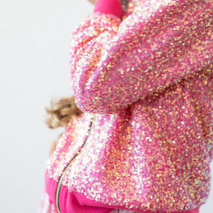Hot Pink Sequin Jacket
