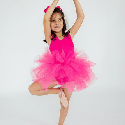 Hot Pink Tank Tutu Leotard