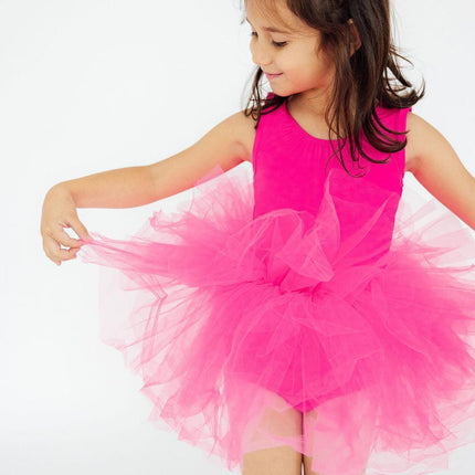 Hot Pink Tank Tutu Leotard