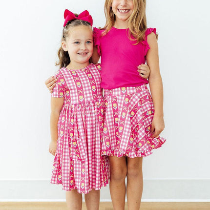 I Love You Tulip Much Ruffle Twirl Skort
