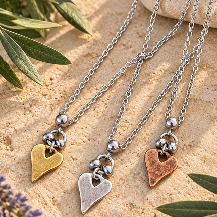 RUSTIC HEART NECKLACE