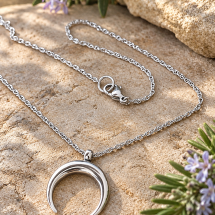 CRESCENT MOON NECKLACE