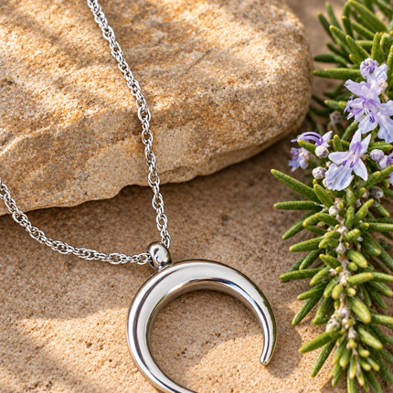 CRESCENT MOON NECKLACE
