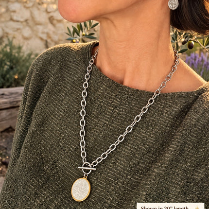 ST. BENEDICT TOGGLE NECKLACE