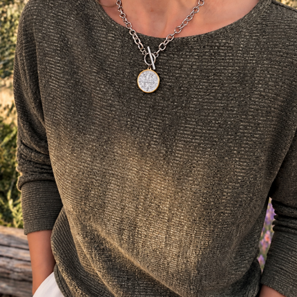ST. BENEDICT TOGGLE NECKLACE