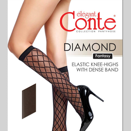 Conte Diamond 40 Den - Fantasy Knee-Highs for Women (21C-146SP)