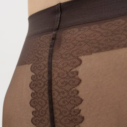 Conte Bonheur 20 Den - Fantasy Women's Tights with a "heart" pattern (19S-109SP)