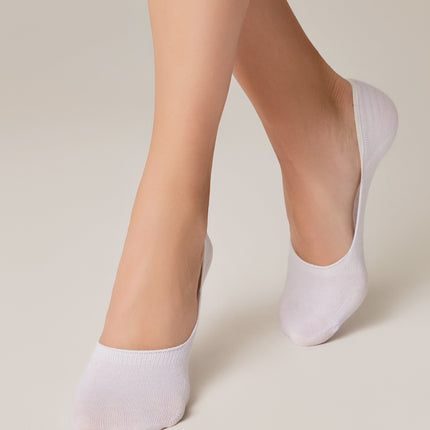 Conte Classic #16S-12SP - 1 pair 70% Cotton No-show Women's Footlets