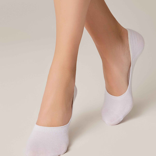 Conte Classic #16S-12SP - 1 pair 70% Cotton No-show Women's Footlets