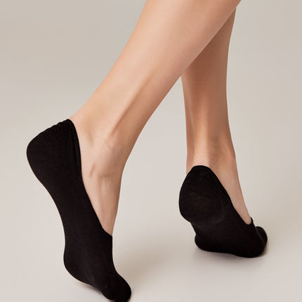 Conte Classic #16S-12SP - 1 pair 70% Cotton No-show Women's Footlets