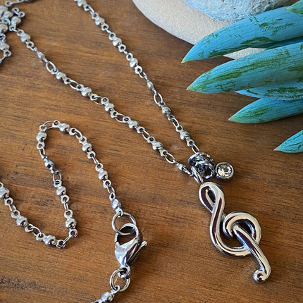 MUSICAL NOTE NECKLACE