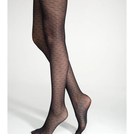 Conte Blues 40 Den - Fantasy Women's Tights with fine mesh design & subtle horizontal lines (24S-184SP)