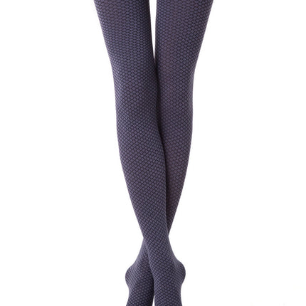 Conte Diamond 50 Den - Fantasy Women's Tights with geometric diamond/rhombus pattern (16S-134SP)
