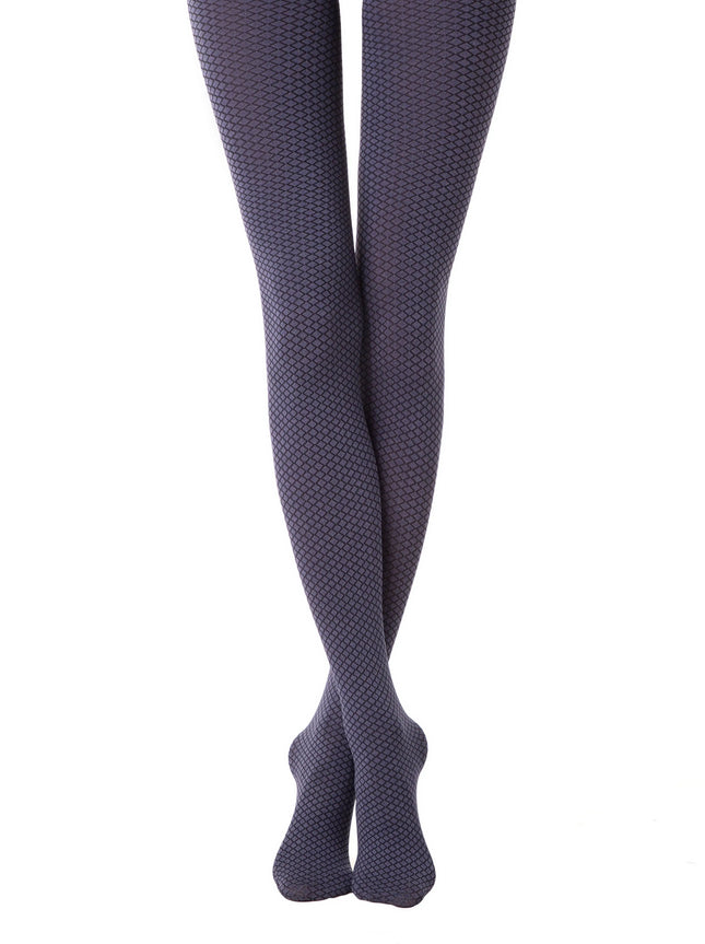 Conte Diamond 50 Den - Fantasy Women's Tights with geometric diamond/rhombus pattern (16S-134SP)