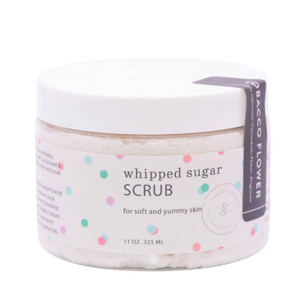 Whipped Sugar Scrub Tobacco Flower