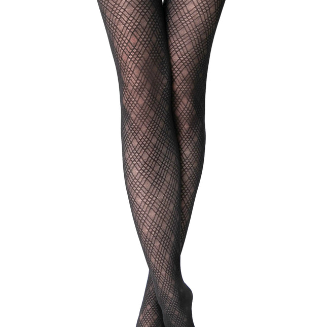 Conte Etude 40 Den - Fantasy Women's Tights with Geometric Pattern (24S-82SP)
