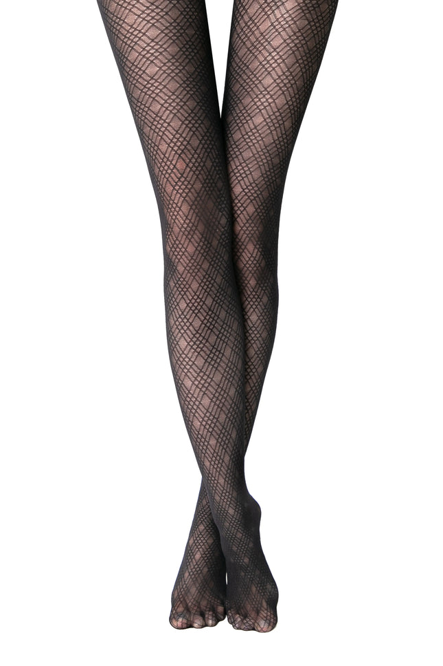 Conte Etude 40 Den - Fantasy Women's Tights with Geometric Pattern (24S-82SP)