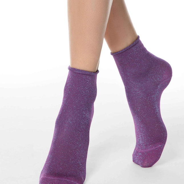 Conte Classic #17S-16SP(000) - 1 pair Viscose Women's Socks (lurex, without elastic)