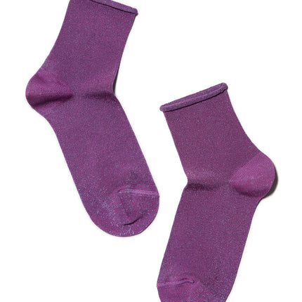 Conte Classic #17S-16SP(000) - 1 pair Viscose Women's Socks (lurex, without elastic)