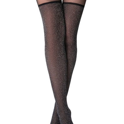 Conte Lurex Net 40 Den - Fantasy Women's Tights Striking Glitter Mesh Stocking Imitation (24S-78SP)