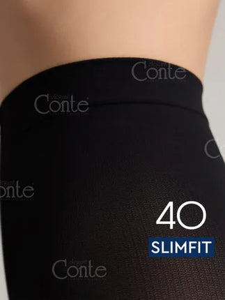 Conte Slimfit 40 Den - Modelling Women's Tights with a Wide Shaping Belt (23S-6SP) - Dashing Nova