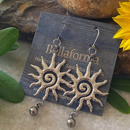 HAMMERED SUN EARRINGS