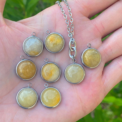 STONE CHARM NECKLACE