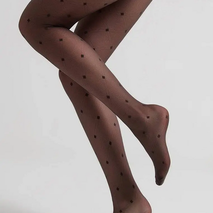 Conte Shape 20 Den - Fantasy Thin Women's Tights with a geometric pattern "diamonds" (20С-88СП)