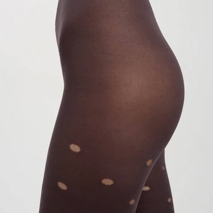 Conte Enjoy 50 Den - Fantasy Opaque Women's Tights with Sheer Polka Dots (19S-241SP)