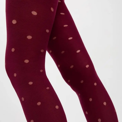 Conte Enjoy 50 Den - Fantasy Opaque Women's Tights with Sheer Polka Dots (19S-241SP)
